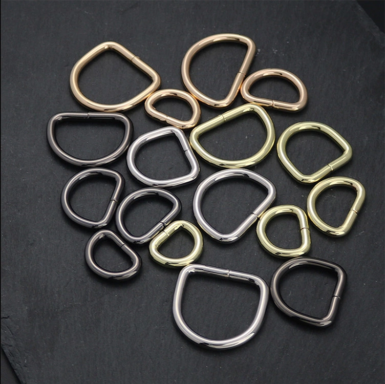 High quality/High cost performance  Metal D-Rings D Ring Loop Buckle for Bag Backpack