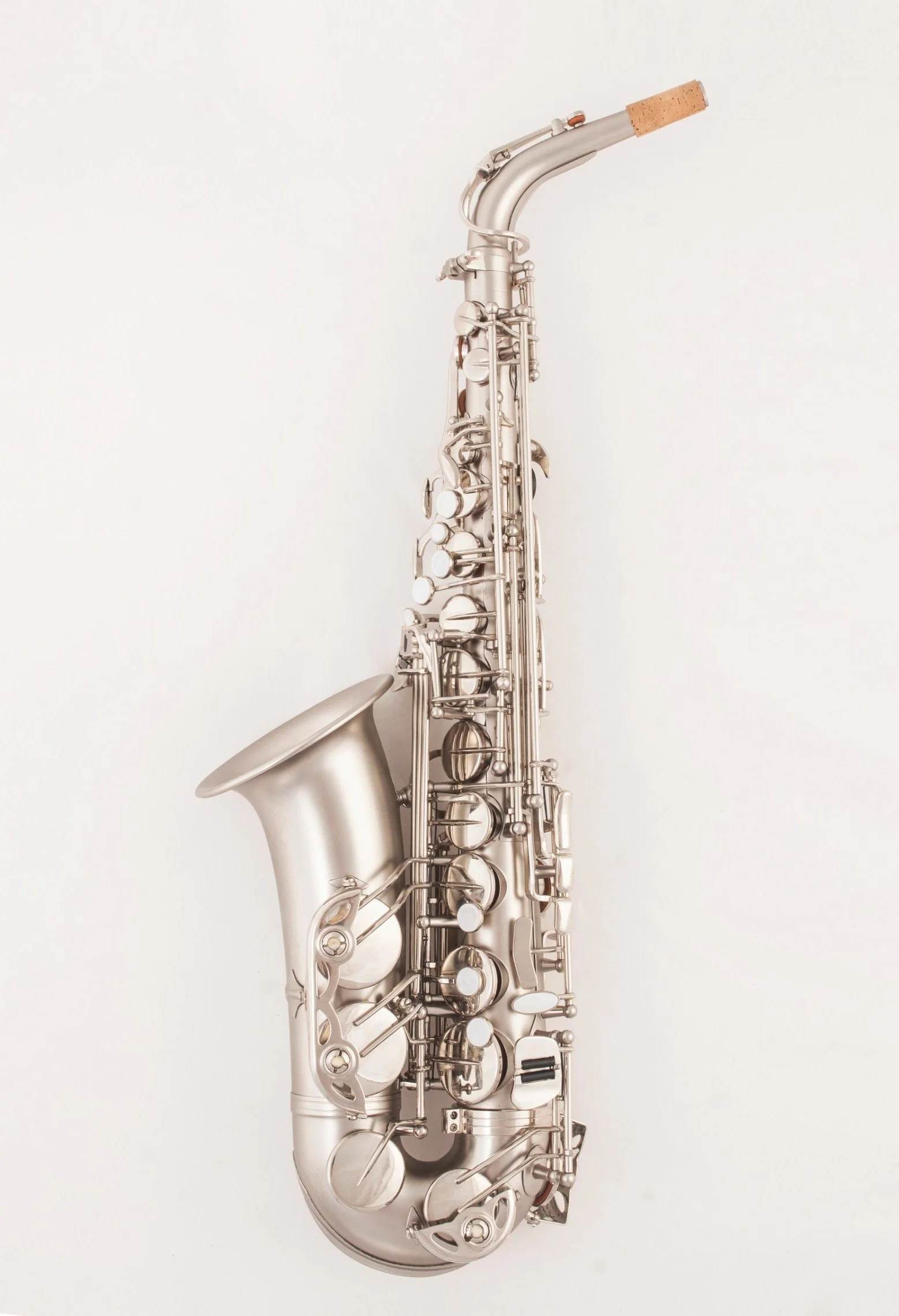 Good Alto Saxophone Nickel Plated Student Beginner Handmade