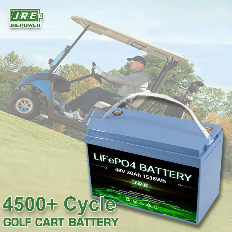 Batería recargable de LiFePO4 carros de golf batería de ion litio de ciclo profundo Power Energy EV batería con Bluetooth