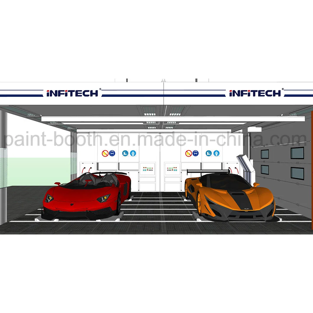 It-Prep-SP-2 Outils/équipement de garage automobile/cabine de pulvérisation avec la voiture de la béquille pour la finition automatique