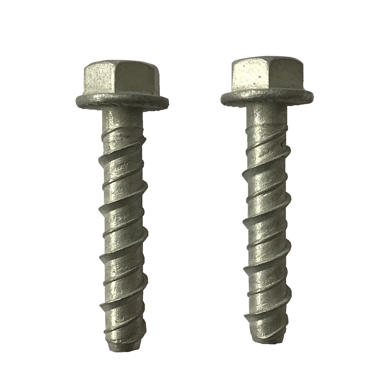 Hexagon Flange Head Concrete Anchor Bolt Technik Stainless Steel Carbon Steel Fastener Used for Curtain Wall, Windows, Cable Tray, Wooden Structure Zinc Plated