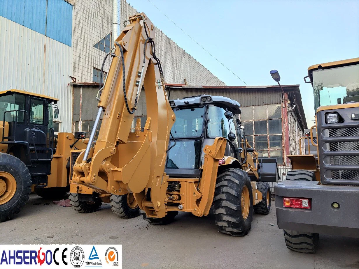 High Effciency 100HP Backhoe Loader with Hydraulic Hammer for Sale