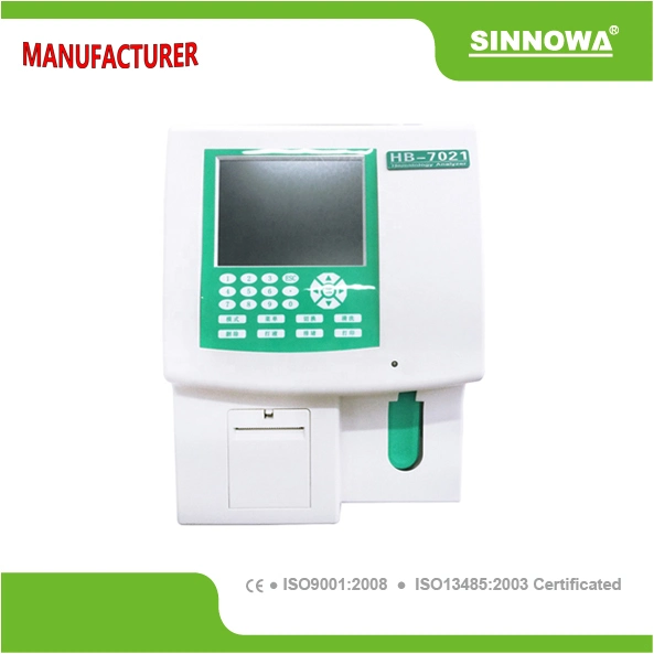 3 Part/Diff Automated Cbc Hematology Analyzer Hb-7021