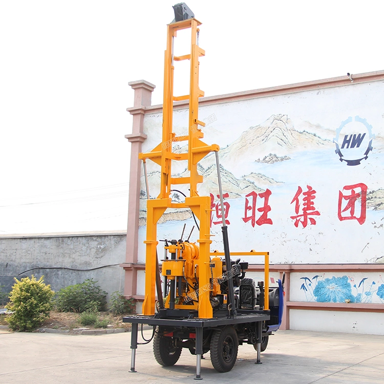 Geological Coring Drilling 160m Depth Tricycle Deep Well Rig