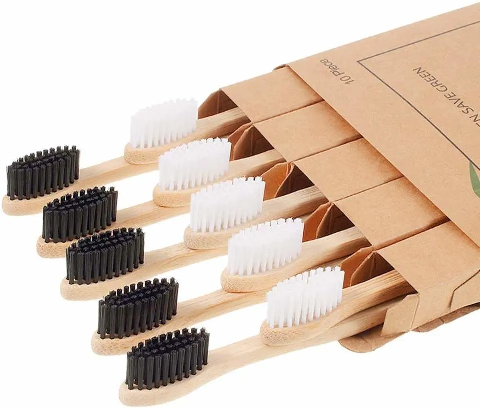 Wholesale/Supplier 100% Biodegradable Natural Bamboo Wood Handle Hotel Bamboo Tooth Brush