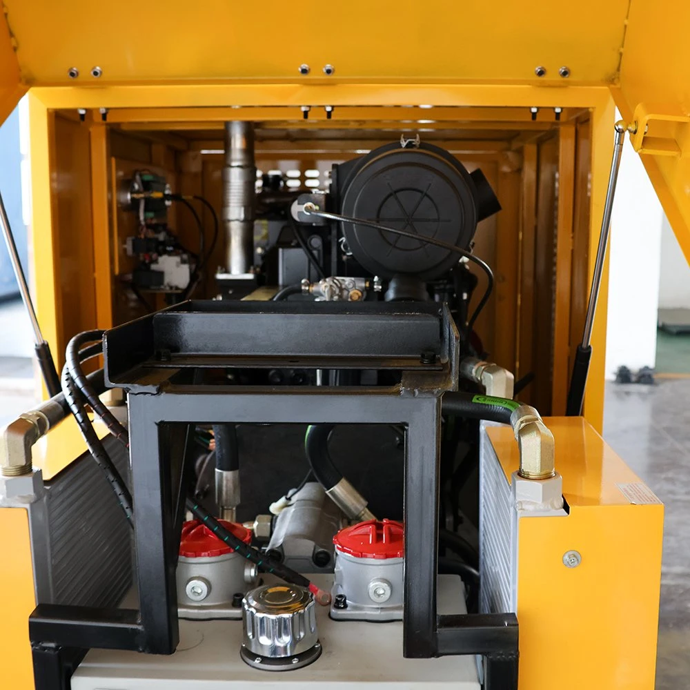 Motor Diesel de 47HP Unidade hidráulica Skid Power Pack