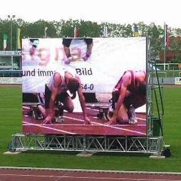 Stade sportif périmètre mur vidéo de plein air du panneau de la publicité de bannière de l'écran carte P6 6mm P10 Affichage LED de la Cour de football