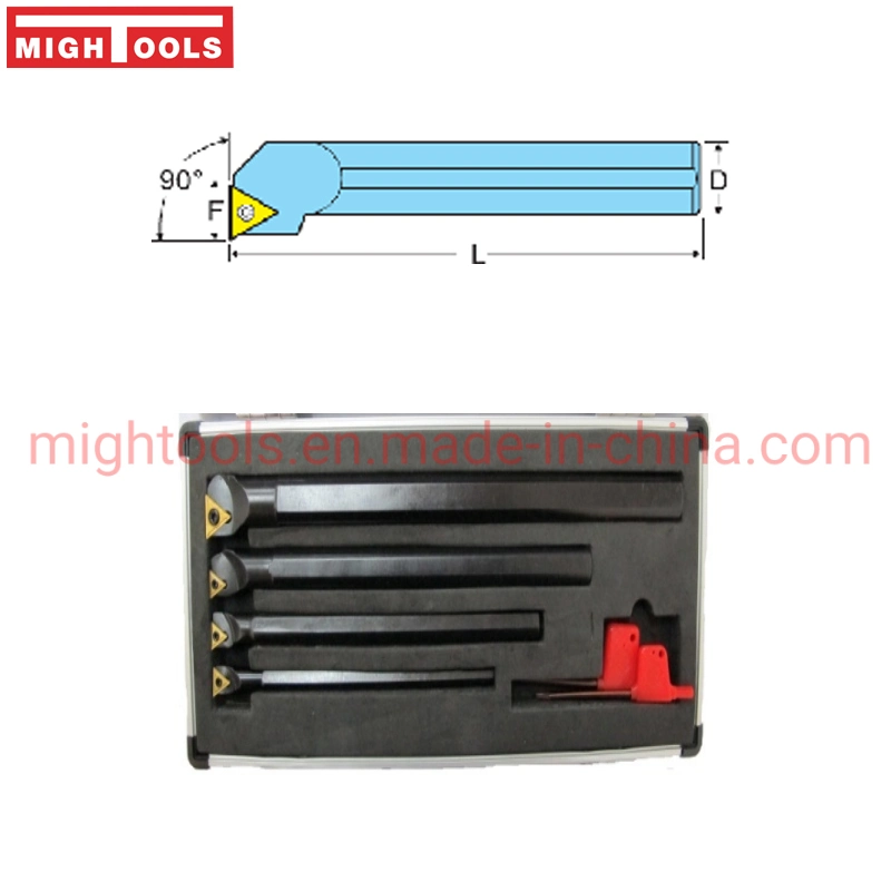 Indexable Carbide Boring Bar Set 5PC Set in 8mm 10mm 12mm 16mm 20mm