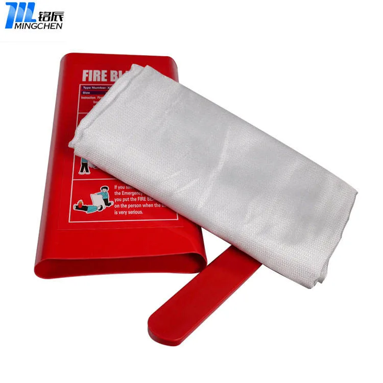 Wholesale/Supplier T1.0X1.0m PVC Box Types of Fire Blanket Red Bag or PVC Box, Customize Widype Approval Flame Retardant Emergency Fire Resistant Rescue Prisoner Blanket