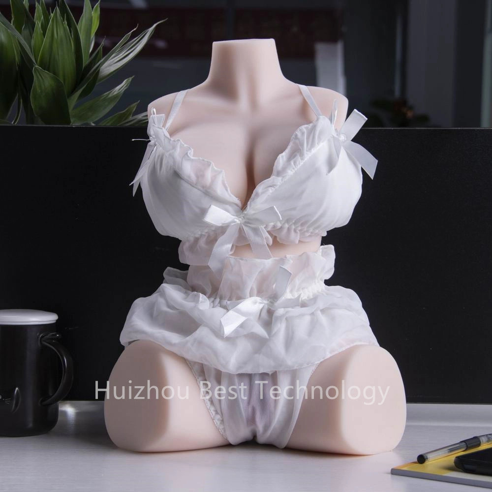 Fábrica Precio Venta al por mayor Torso de Mama de Jalea de silicona Real de alta calidad Muñeca del amor Big Butt mitad del cuerpo muñeca del sexo para el varón Vagina real