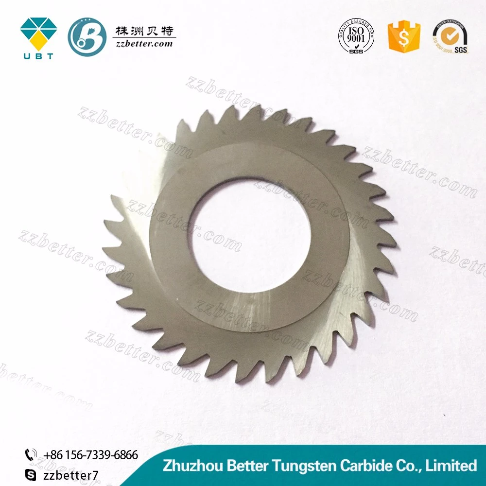 PCB V-Cut de carburo Machinetungsten V Cut Hoja de sierra circular