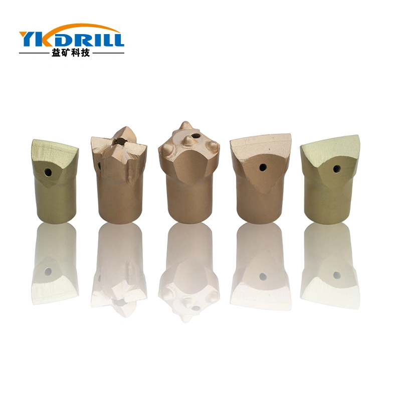High Performance Cost-Effctive Carbide Borehole Mining Taper Cross Bits Drill Bit for Pneumatic Rock Drill