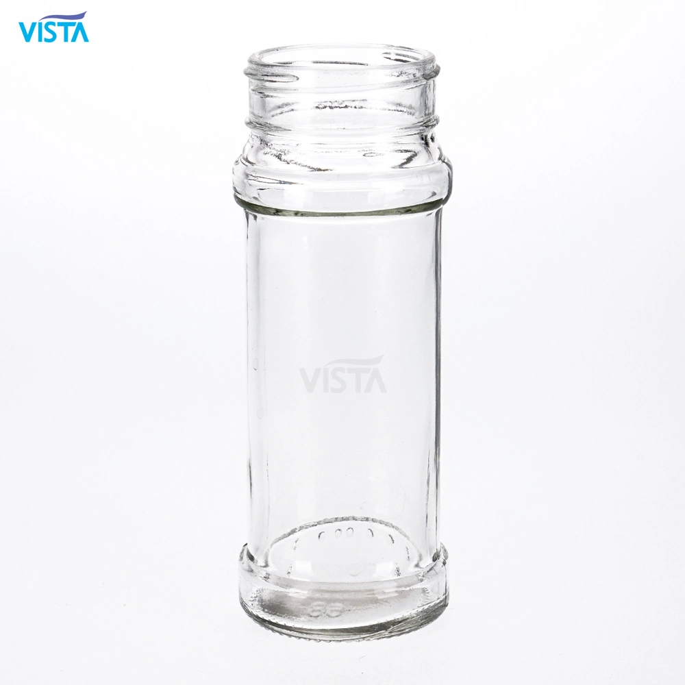 250ml Clear Round Straight Glass Bottle Food Storage