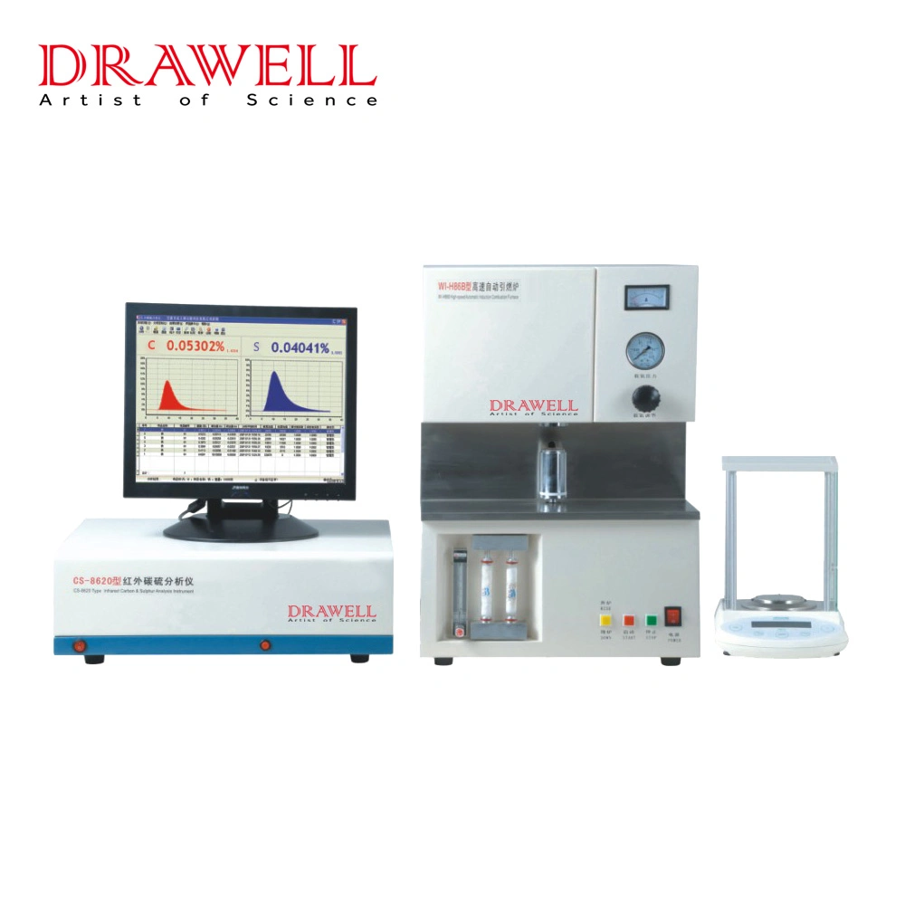 Drawell High Quality Infrared Carbon Sulfur Analyzer Spectrophotometer