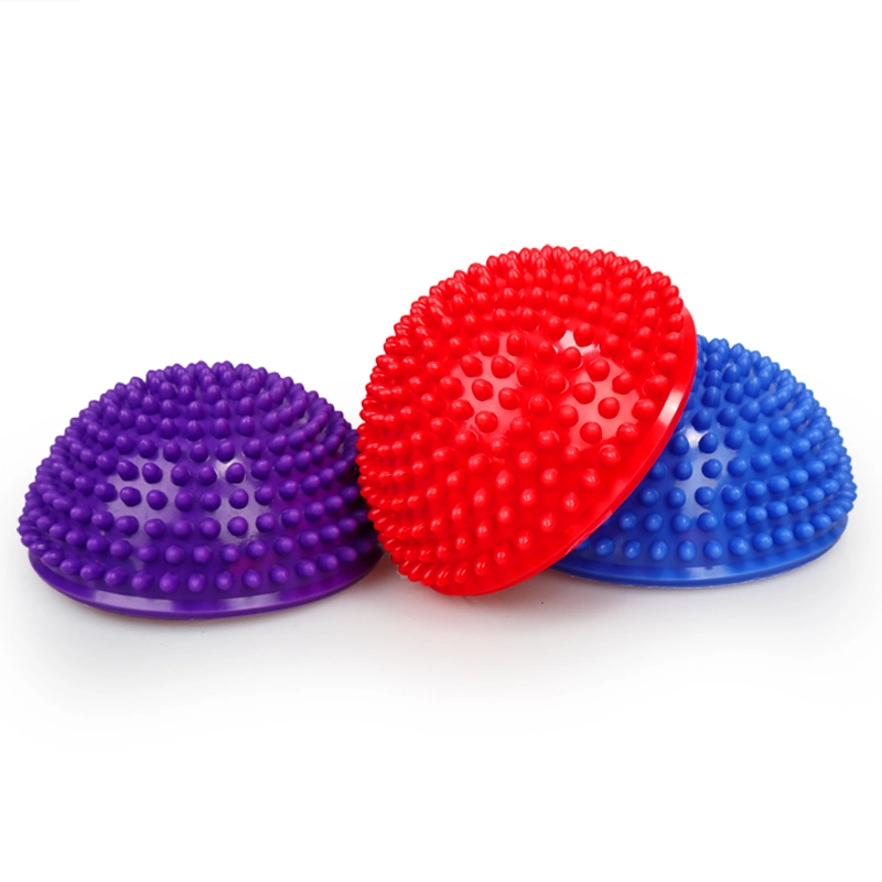 Venda por grosso de brinquedos infláveis em PVC, metade do sensor de balanceamento de yoga massagem Ball para filhos adultos