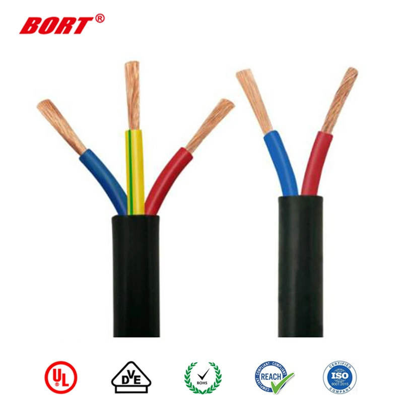 H05VV-F 3G 1.0mm2 Electric Power Cable PVC Jacket