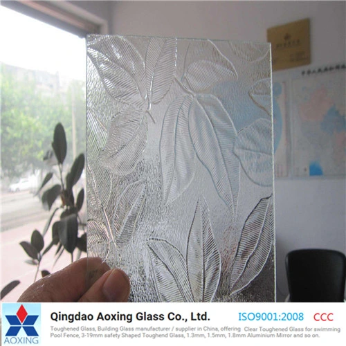 Factory Direct Supply Figured Glass, Clear Patterned Glass