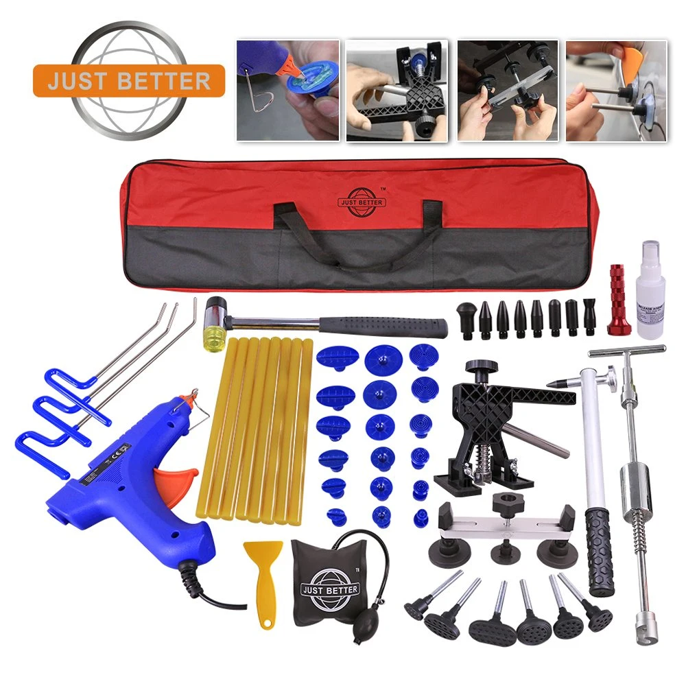 Paintless Dent Repair Tools Pdr Hooks Dent Puller Kit for Car Dent Removal, Minor Dents, Door Dings