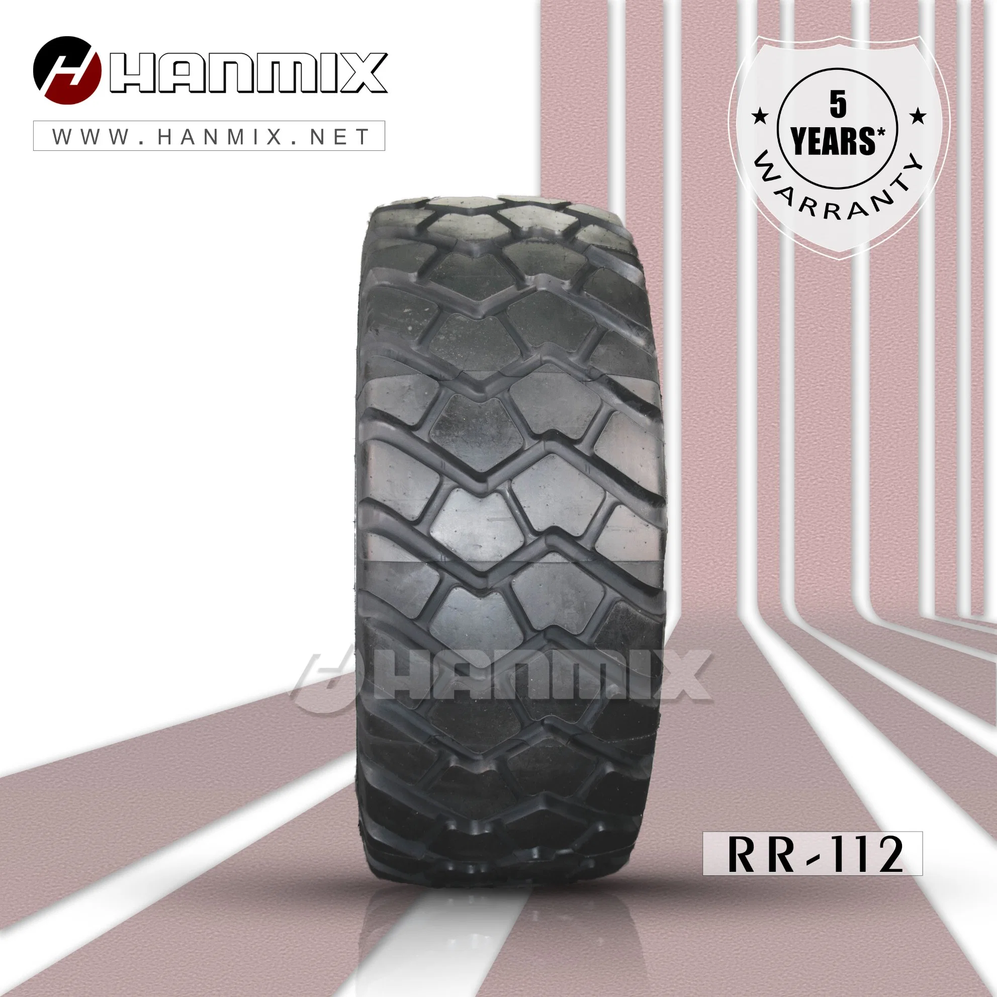 Les pneus radiaux Hanmix OTR sur Dumper niveleuse chargeuse bulldozer mines E3 L3 E3/L3 E4 E4/L4 L5 L5s 13.00r25 14.00r24 14.00r25 17,5R25 20.5R25 26,5 R25 29.5R25