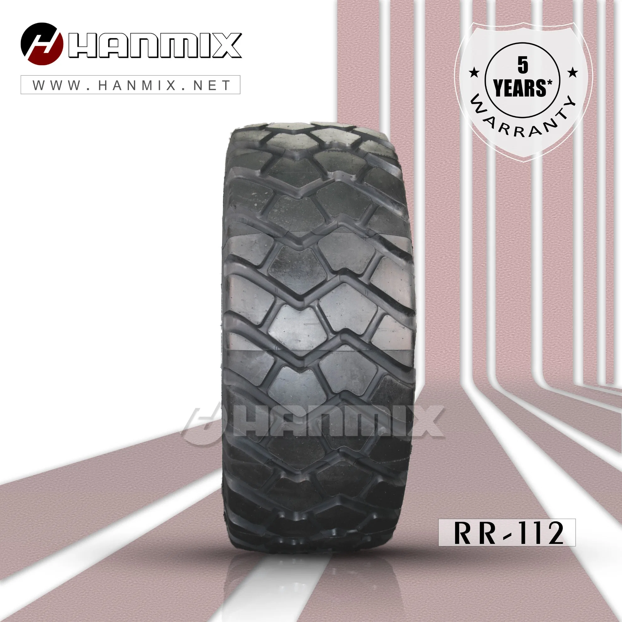 Hanmix OTR neumáticos radiales sobre Dumper Bulldozer motoniveladoras cargadora Minería E3 L3 E3/L3 E4 E4/L4 L5 L5s 13.00R25 14.00R24 14.00R25 17.5R25 20.5R25 26,5r25 29.5R25