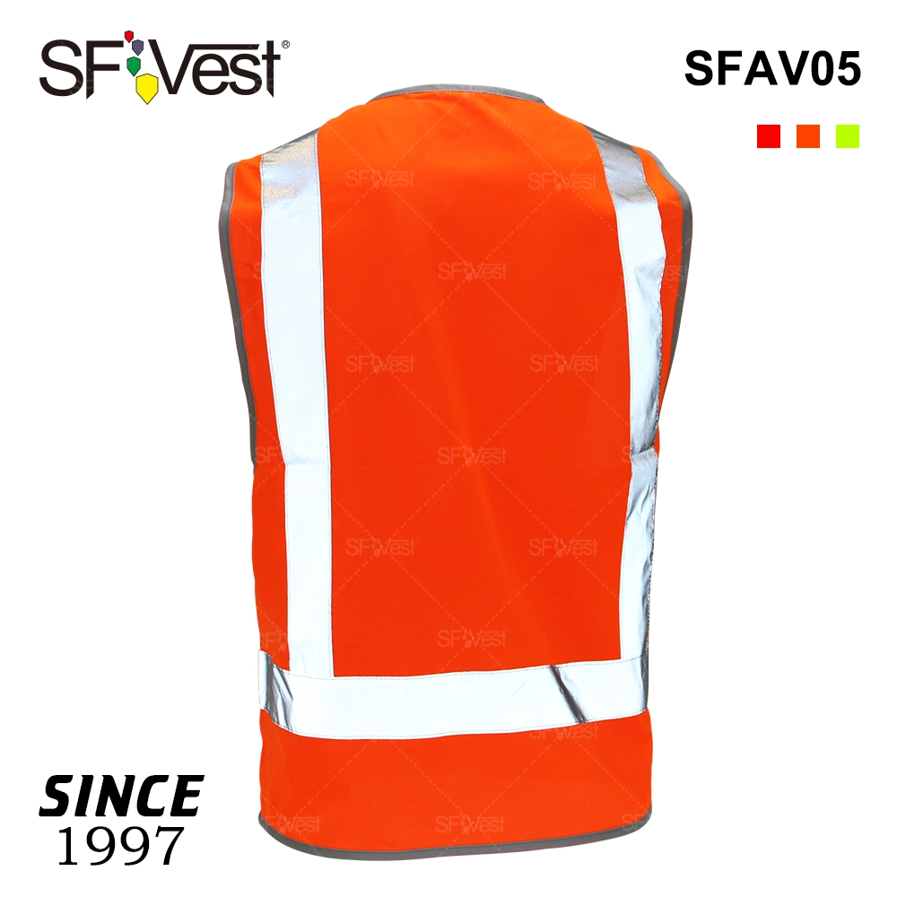 Wholesale/Supplier 100% Polyester Men Safety Protection Warning Reflective Vest