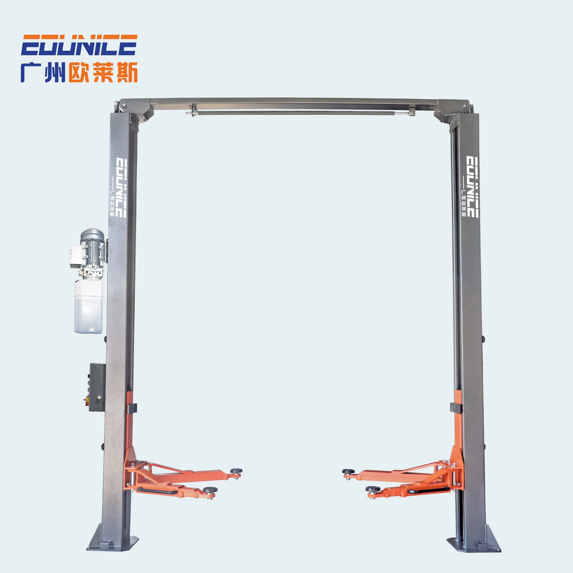 Clear Floor Electric Release Two Post Lift for Automobile Garage Repair Auto Lift