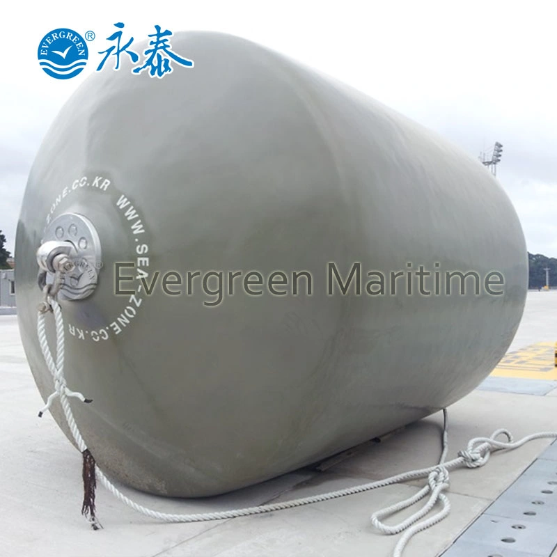 Evergreen Maritime Marine Floating Buoy Foam Filled Fender From Qingdao China