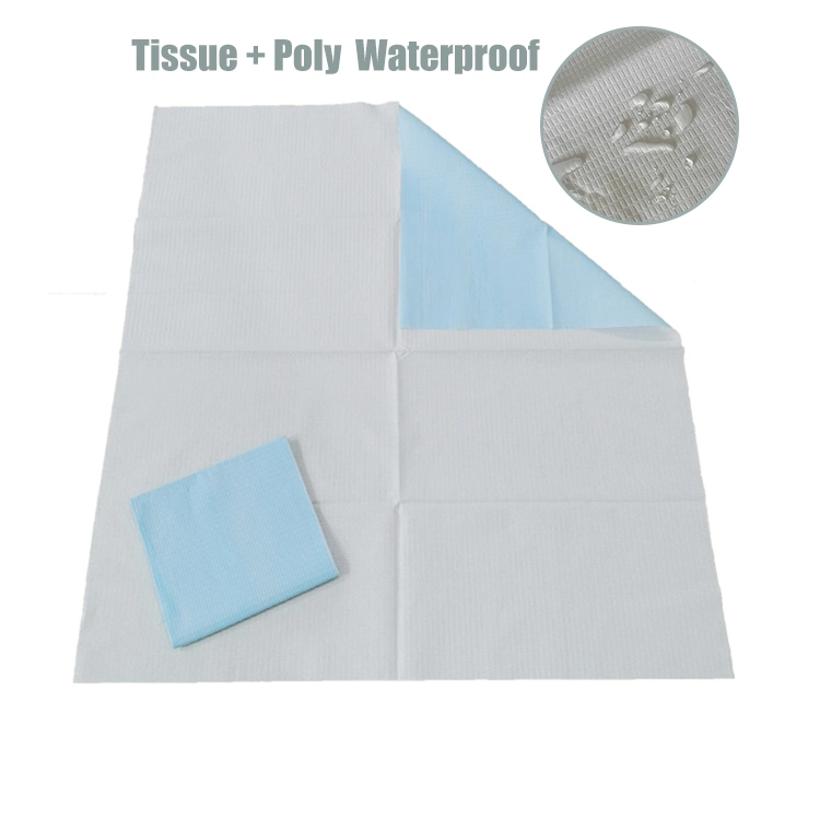 Medical Disposable Healthcare Poly Coated Tissue Drape Sheet Surgical Drape