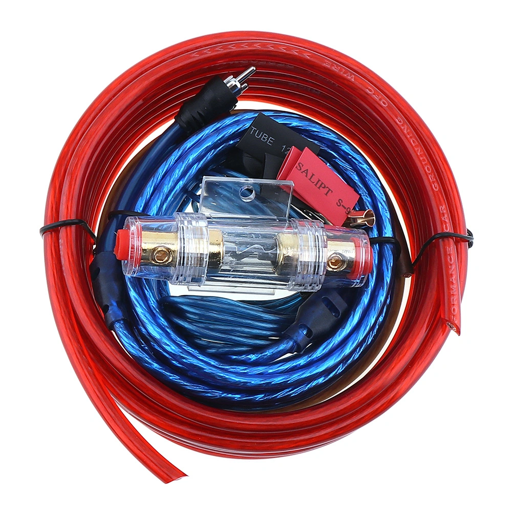 4 Gauge Amplifier Installation Wiring Kit Car Speaker Woofer Cables Car Power Amplifier Audio Line Power Line with Fuse Suit