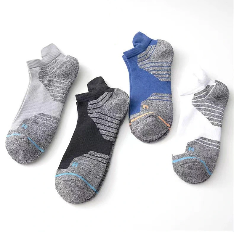 Men's Sports Socks Thickened Deodorant Running Socks with Towel Bottom