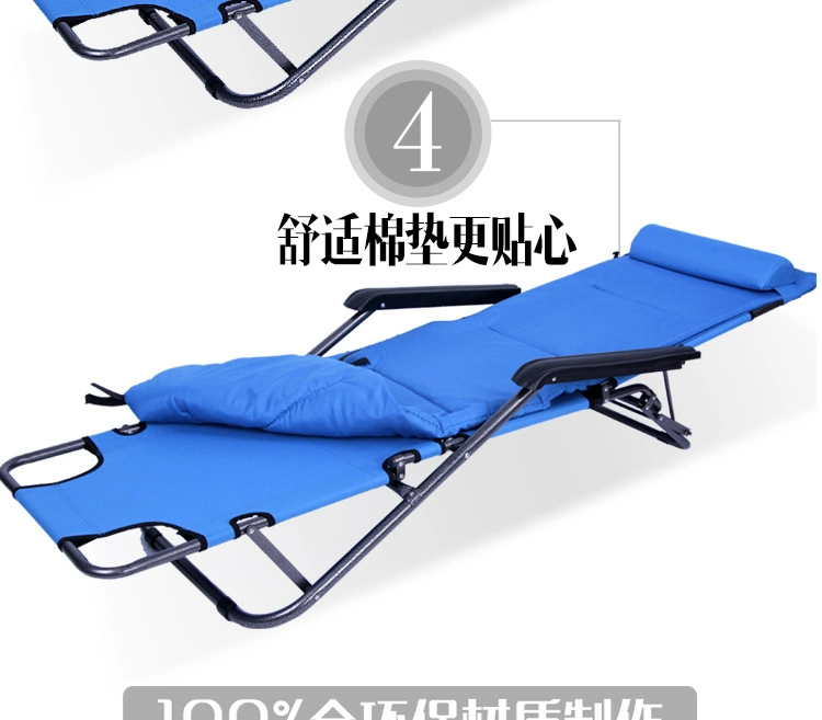 Outdoor Lounge Folding Stainless Aluminium Adjustable Foldable Sun Beach Leisure Lazy Lounge Chair