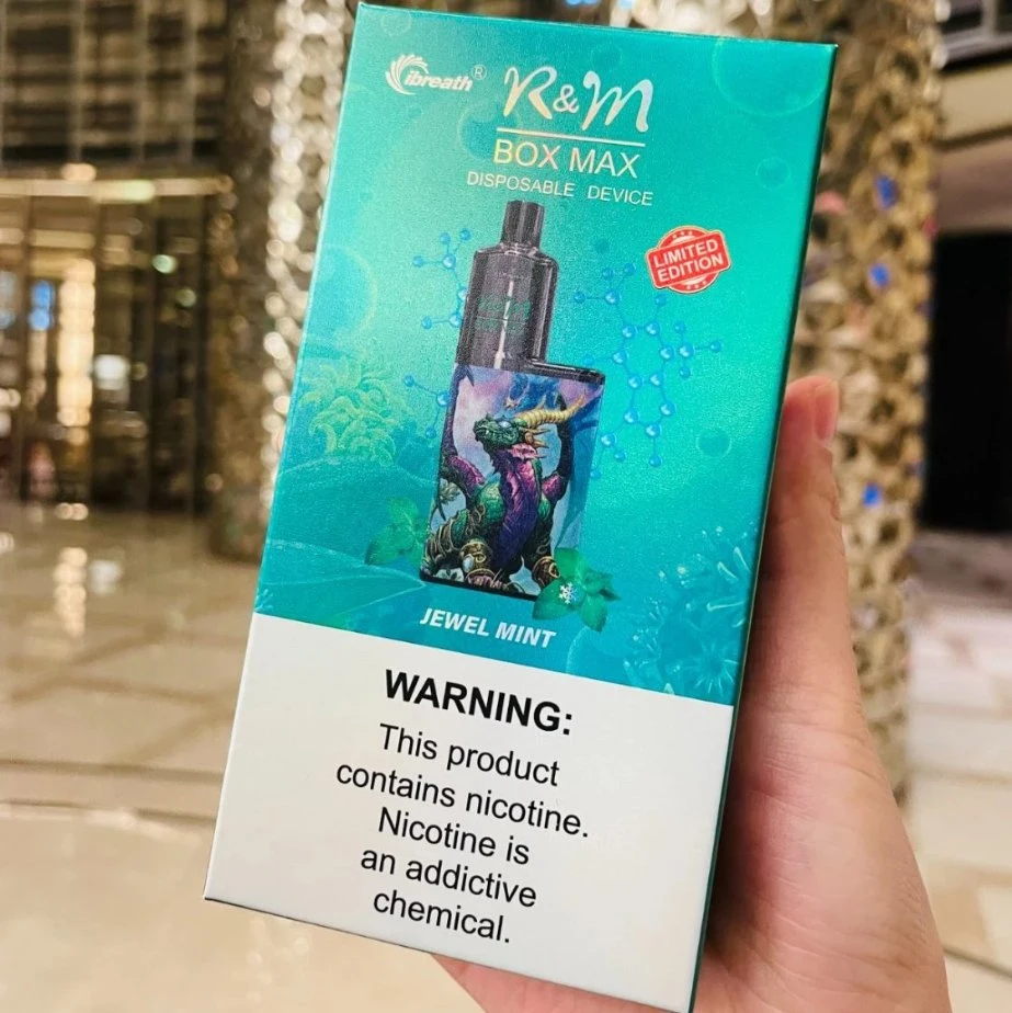 R&amp;M Box Max 8000 Putffs بالجملة E Cigarette Vape يمكن التخلص منه OEM متوفر