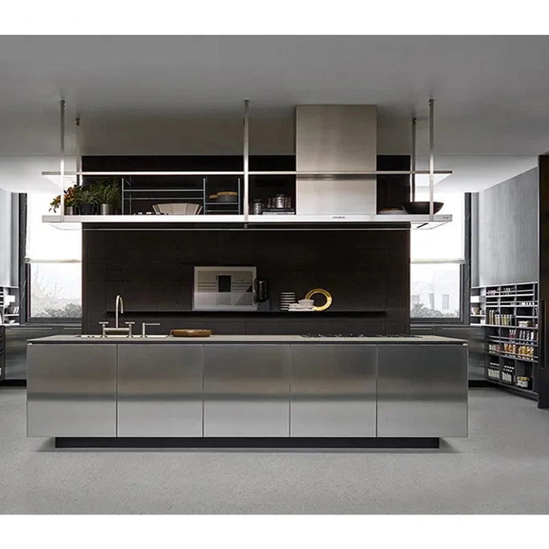 Customized Luxury Outdoor Stainless Steel Kitchen Cabinet Modular Kitchen