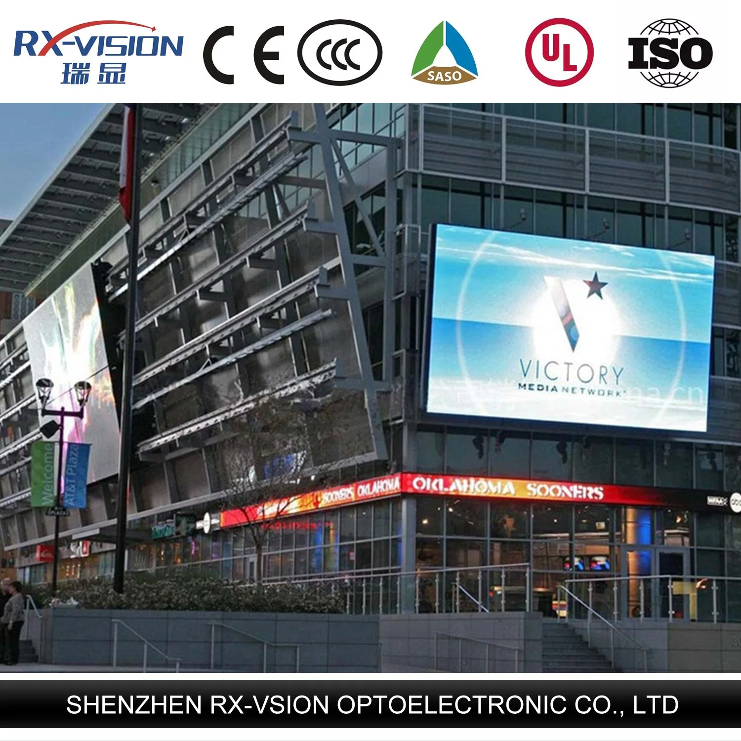 A Todo Color exterior P6 Panel de pantalla LED LED Digital Signage Outdoor