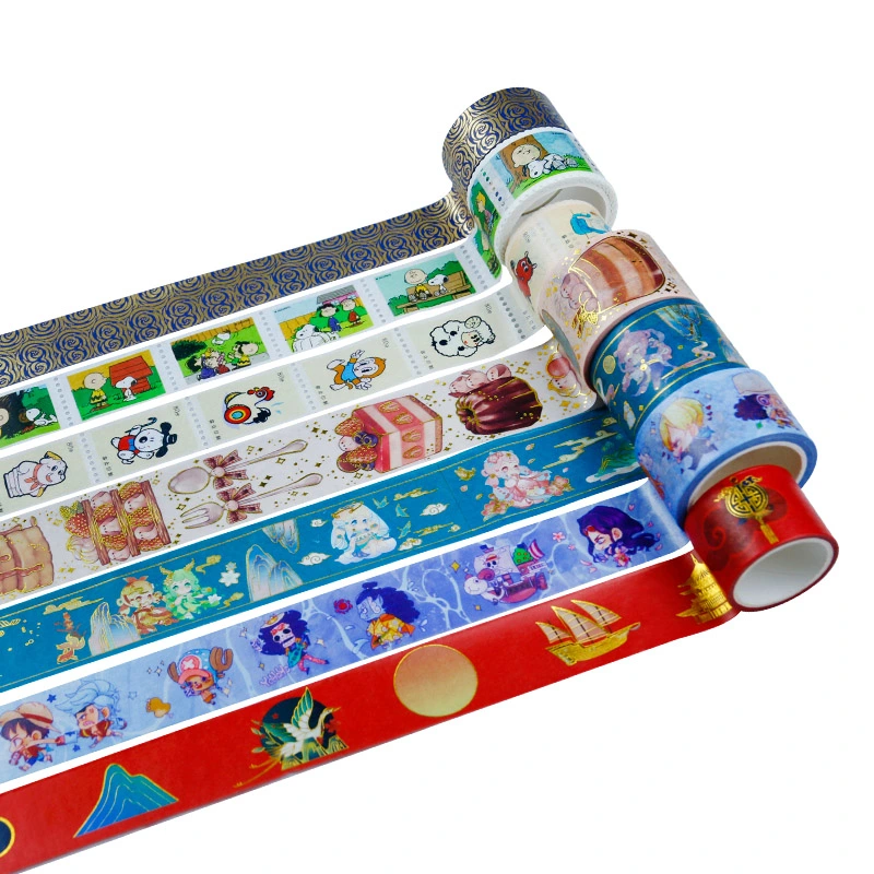 Washi Tape Set Foil Gold Skinny Decorative Masking