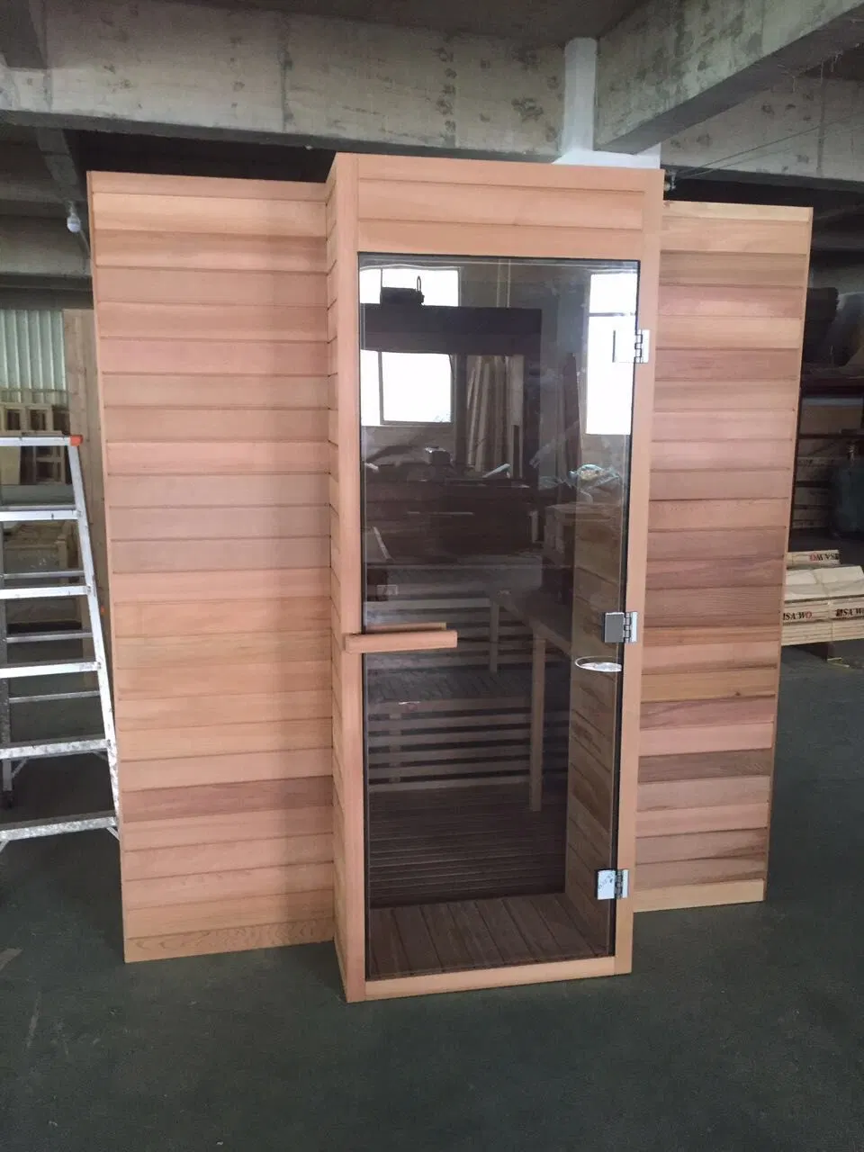 Customized Traditional Wooden Sauna Room with Heater