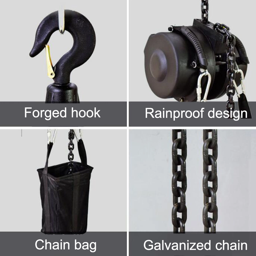 250kg 500kg 1000kg 2000kg Lifting Electrical Stage Hoist Equipment Intelligent Stage Electric Chain Hoist