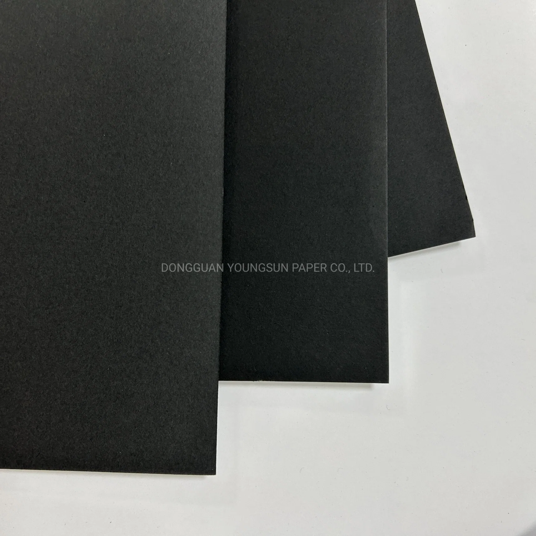 Virgin Pulp Black Paper Board Smooth Surface Black Paper