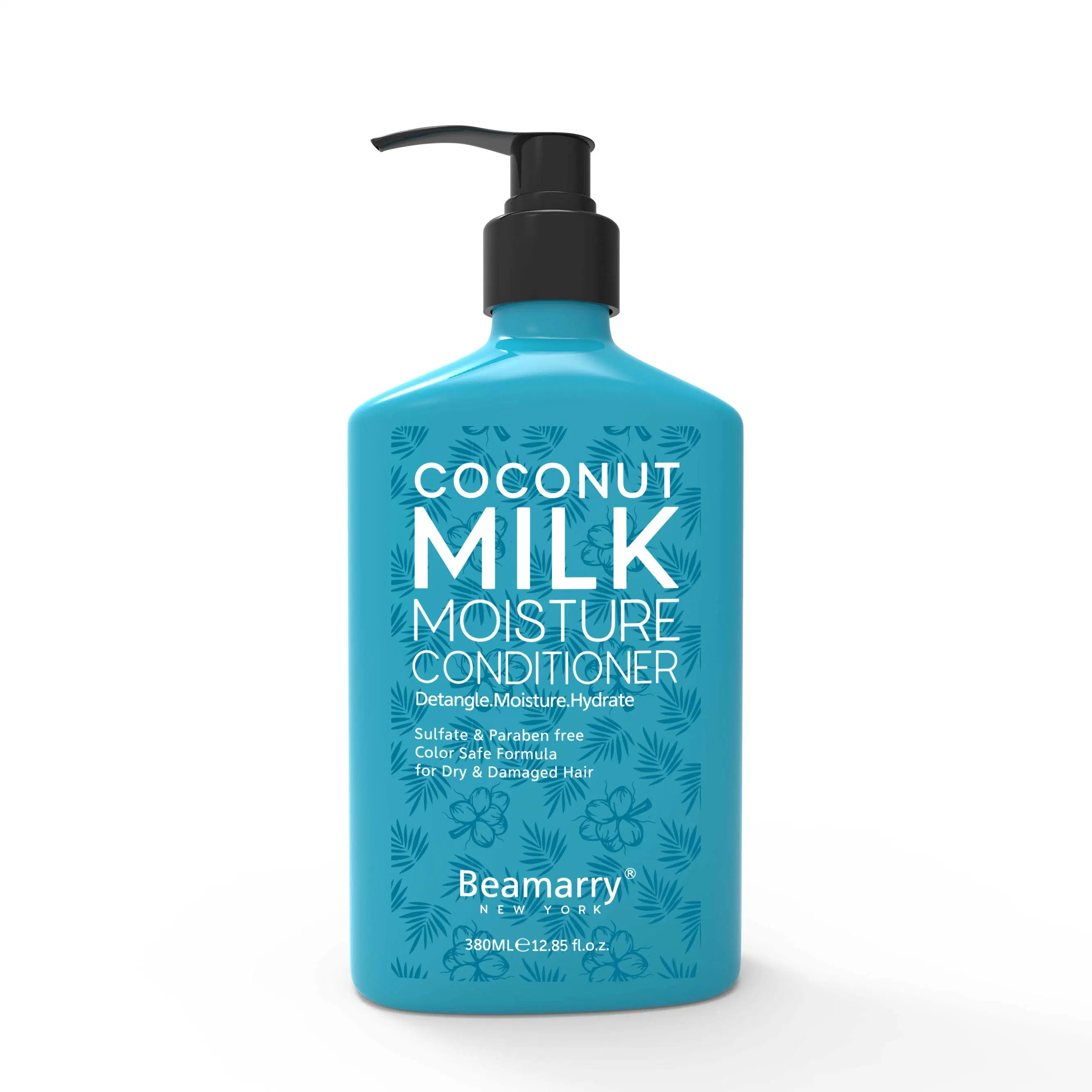 SLS orgánicos naturales libre hidratante profundo Mejor Producto de Cuidado del Cabello el aceite de coco Leche Crema acondicionador de cabello de seda suave