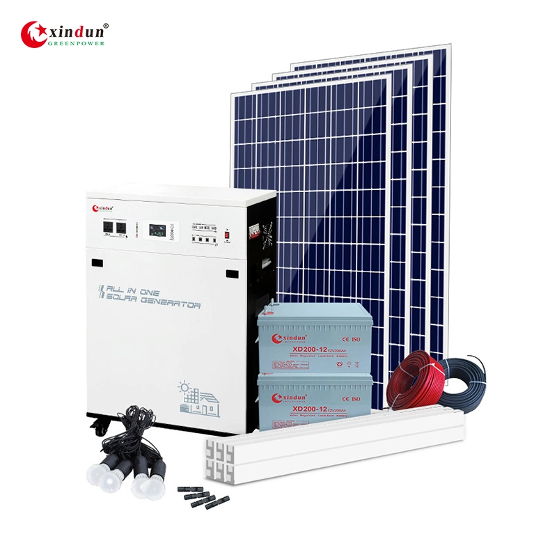 Système d'énergie solaire hybride 5 kW 500 W CC vers Charger la voiture électrique