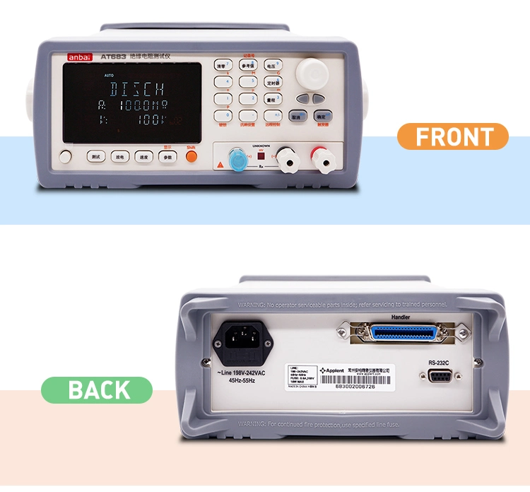 At683 Insulation Resistance Meter Instrument for Equipment