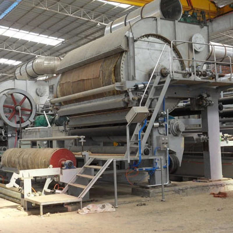 China Manufacturer 1575 1880 3-5 Tons Capacity Waste Paper Recycling Pulping Toilet Tissue Paper Machine