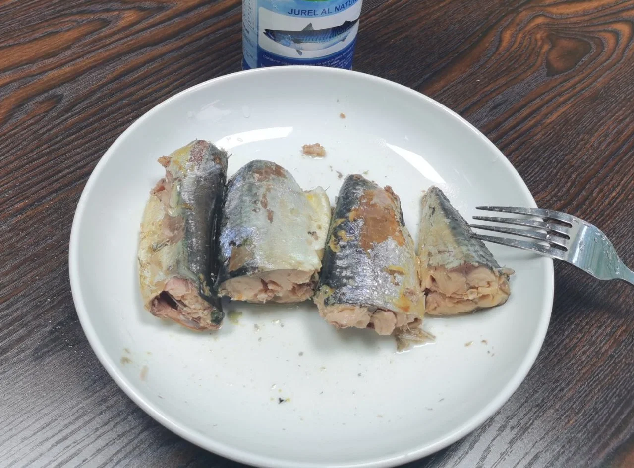 Privado etiquetado 425g Canned Mackerel en Brine