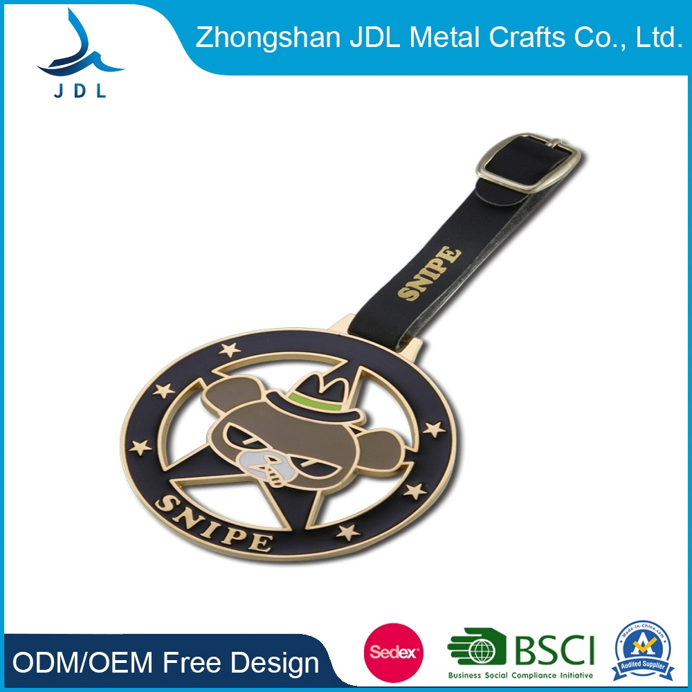 Custom Design Logo Korea Fashion Soft Rubber/Plastic Airplane Travel Name Metal Airplane for Business Gifts Leather Golf Luggage Bag Tag