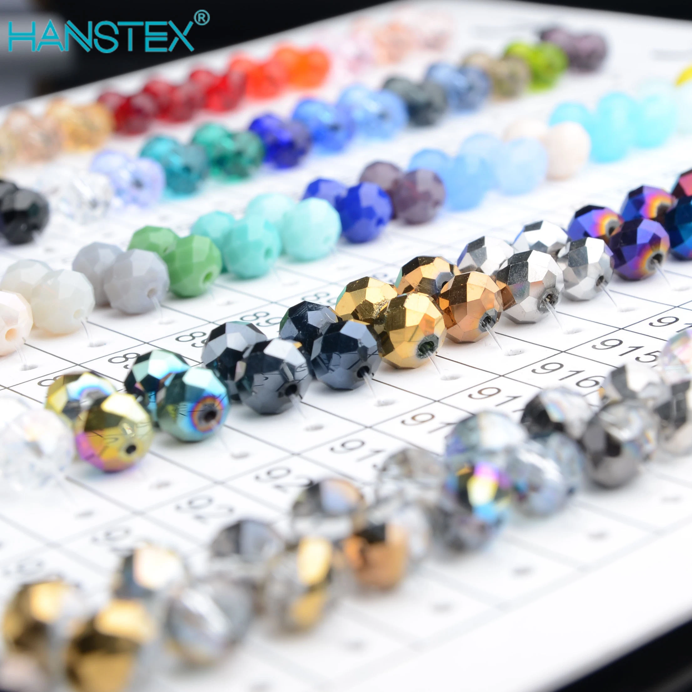 Hans ODM/OEM Design Transparent Color Chinese Crystal Beads Wholesale