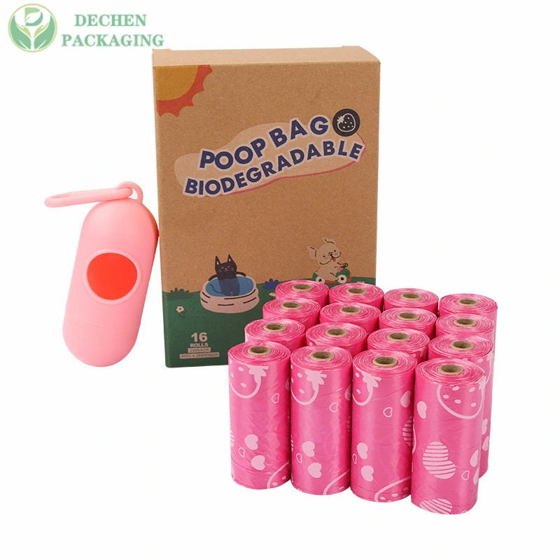 Sacos com kit de logótipo saco para cão ecológico biodegradável