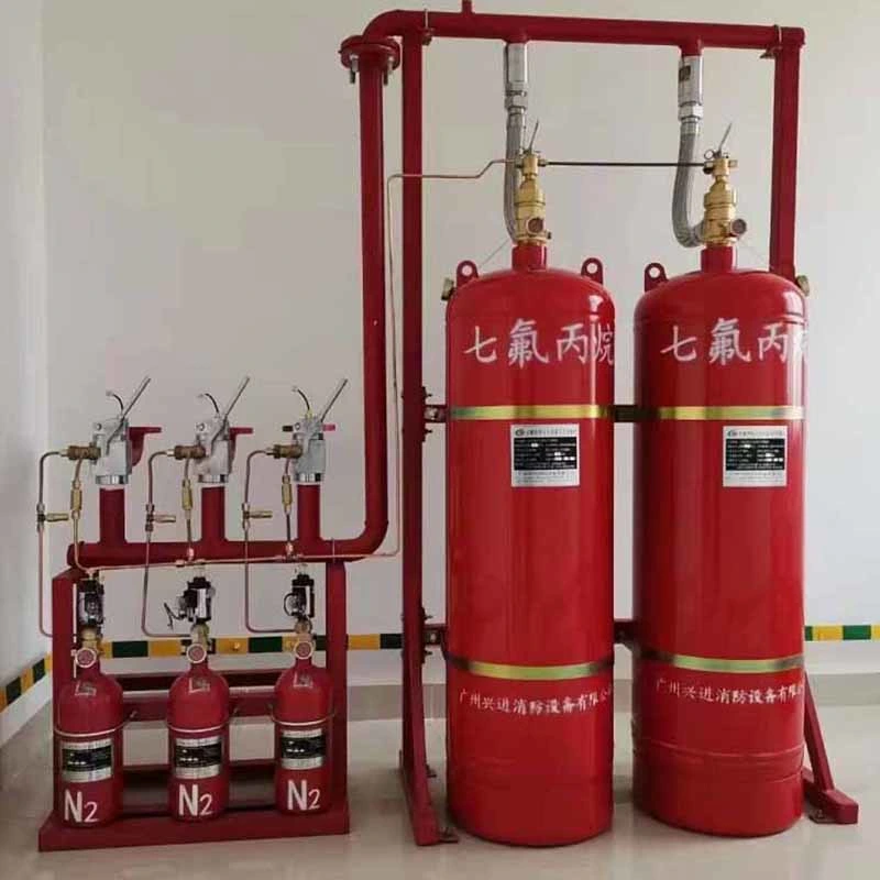 Non Corrosive FM200 Fire Suppression System Without Pollution for Library