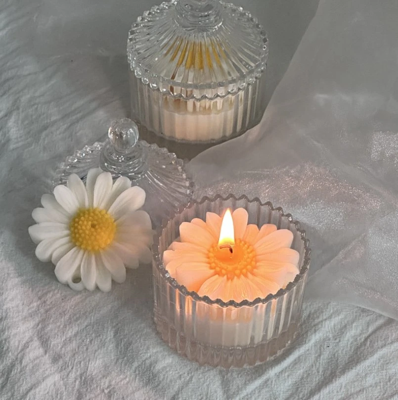 Daisy Scented Candles Cute Female Birthday Companion Gift Niche Glass Scented