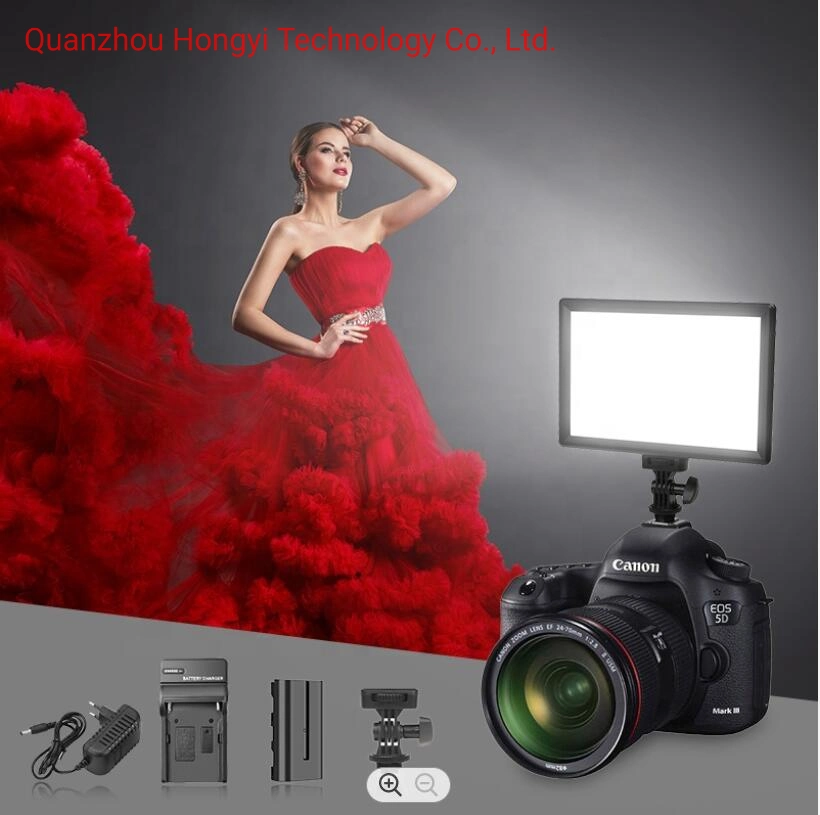 TV Studio Photo Light Smart HD LCD Display LED Video Light for Photography Camera Camcorder LED Video Film Light