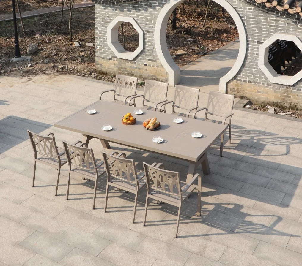 European Outdoor Leisure Web Celebrity Aluminium Chairs and Tables, Villa and Courtyard Garden Villa Open - Air Balcony
